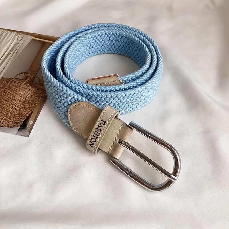 6 Colors Elastic Drawstring Waistband Lace up Student Cloth Strap